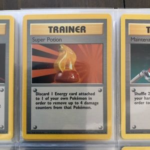 1990’s rare vintage Super Potion Trainer Pokémon card 90/102
